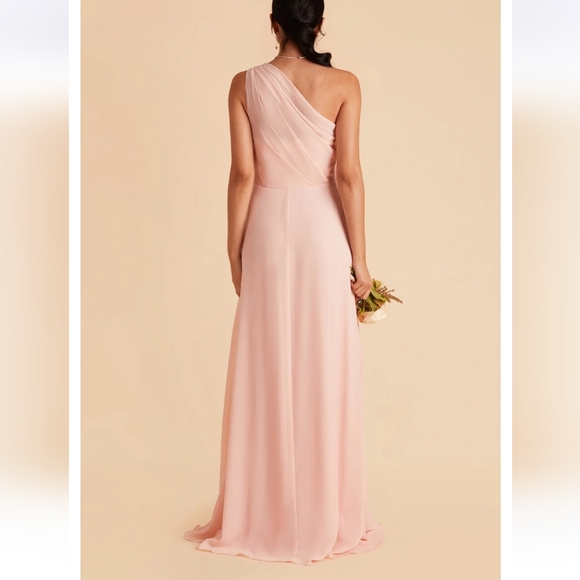 NWT Birdy Pink Kira Chiffon Dress Lg - Picture 2 of 7